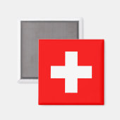 スイス国旗 マグネット (正面/裏面)