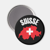 スイス国旗 マグネット (正面/裏面)