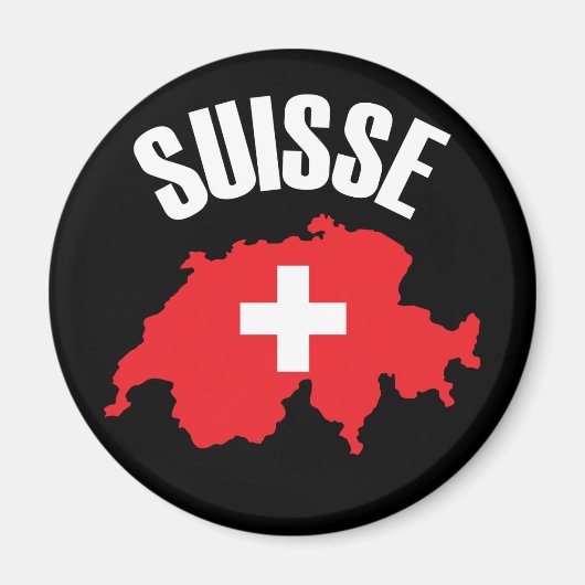 スイス国旗 マグネット (正面)