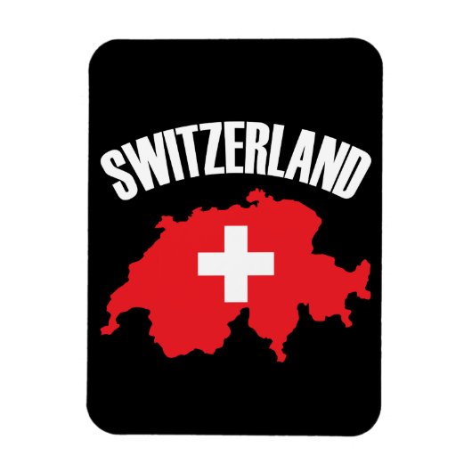 スイス国旗 マグネット (縦)