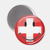 スイス国旗 マグネット (正面/裏面)