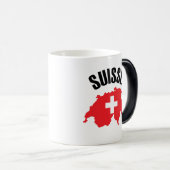 スイス国旗 モーフィングマグカップ (正面右)