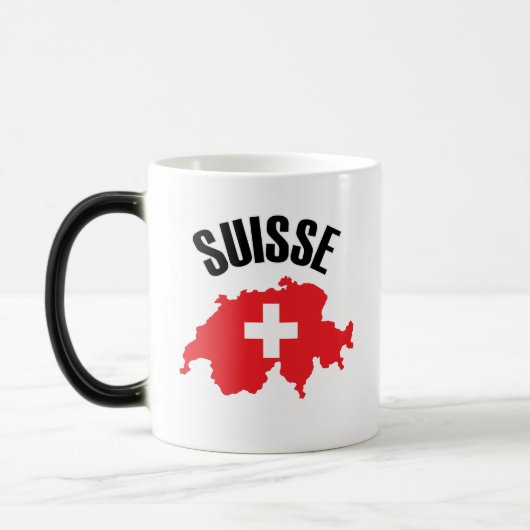 スイス国旗 モーフィングマグカップ (左)
