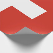 スイス国旗 ラッピングペーパー (角)