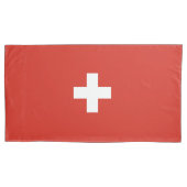 スイス国旗 枕カバー (正面)