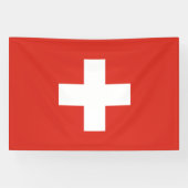 スイス国旗 横断幕 (横)
