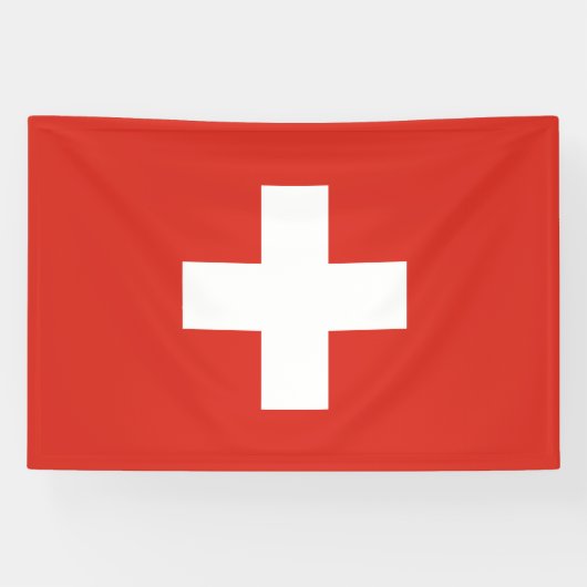 スイス国旗 横断幕 (横)