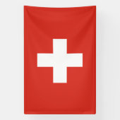 スイス国旗 横断幕 (縦)