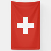 スイス国旗 横断幕 (縦)