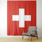 スイス国旗 – 白十字 タペストリー (インサイチュ)
