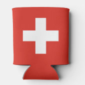 スイス国旗 缶クーラー (裏面)