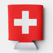 スイス国旗 缶クーラー (裏面)