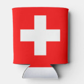 スイス国旗 缶クーラー (裏面)