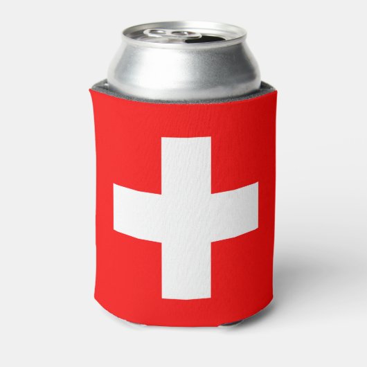 スイス国旗 缶クーラー (缶裏面)