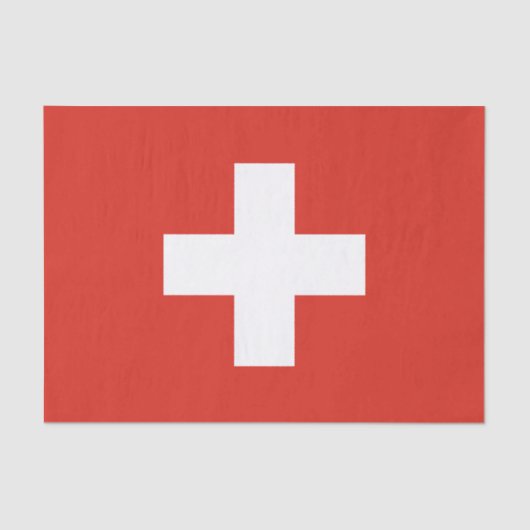 スイス国旗 薄葉紙 (正面)