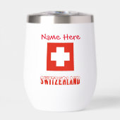 スイス国旗 赤 カスタマイズ (正面)