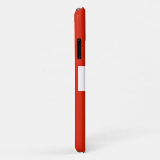 スイス国旗 Case-Mate iPhoneケース (裏面/右)