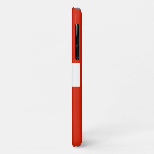 スイス国旗 Case-Mate iPhoneケース (裏面/左)