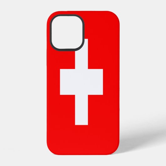 スイス国旗 iPhoneケース (裏面)