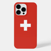 スイス国旗 iPhoneケース (裏面)