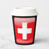 スイス国旗_of_Switzerland 紙コップ (裏面)