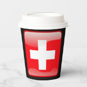 スイス国旗_of_Switzerland 紙コップ (正面)