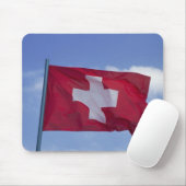 スイス国旗 RF) マウスパッド (マウス)