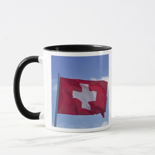 スイス国旗 RF) マグカップ (左)