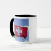 スイス国旗 RF) マグカップ (正面左)
