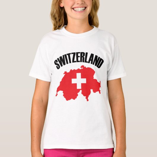 スイス国旗 Tシャツ (正面)