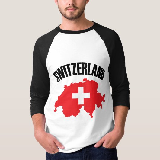スイス国旗 Tシャツ (正面)