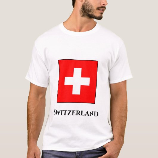 スイス国旗 Tシャツ (正面)