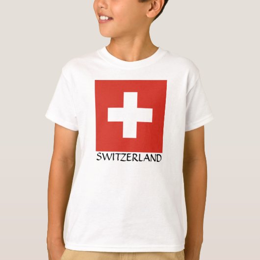 スイス国旗 Tシャツ (正面)