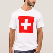 スイス国旗 Tシャツ (正面)