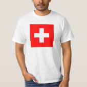 スイス国旗 Tシャツ (正面)