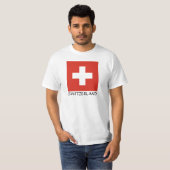 スイス国旗 Tシャツ (正面フル)