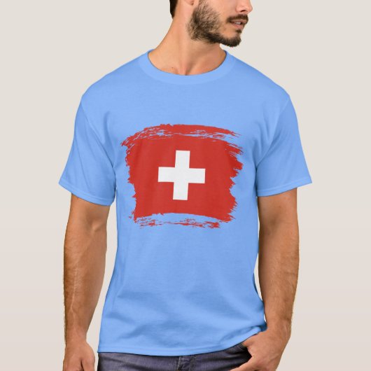 スイス国旗 Tシャツ (正面)