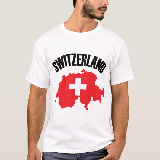 スイス国旗 Tシャツ (正面)