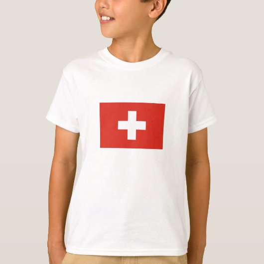 スイス国旗 Tシャツ (正面)