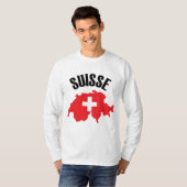 スイス国旗 Tシャツ (正面フル)