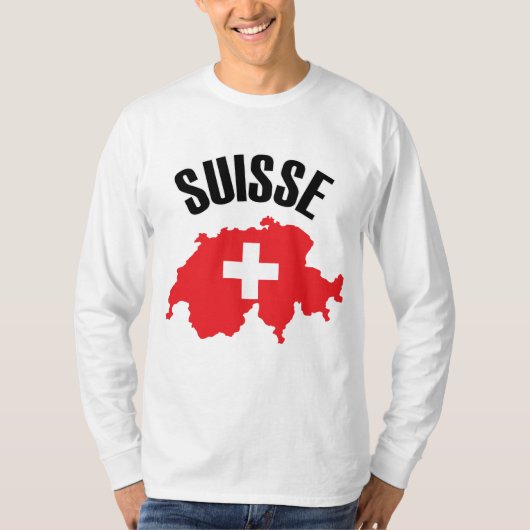 スイス国旗 Tシャツ (正面)