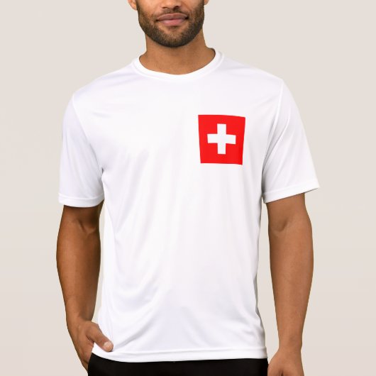 スイス国旗 Tシャツ (正面)