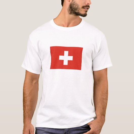 スイス国旗 Tシャツ (正面)