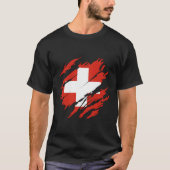 スイス国旗 Tシャツ (正面)
