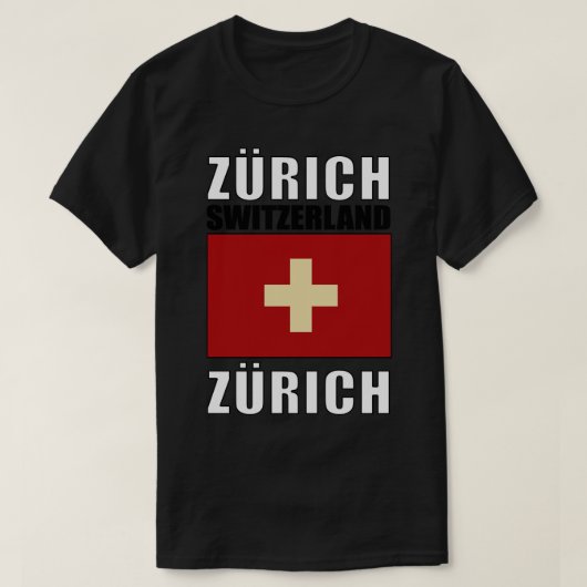 スイス国旗 Tシャツ (デザイン正面)
