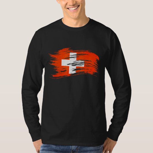 スイス国旗 Tシャツ (正面)