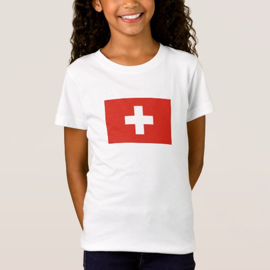 スイス国旗 Tシャツ (正面)