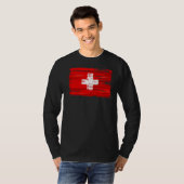 スイス国旗 Tシャツ (正面フル)