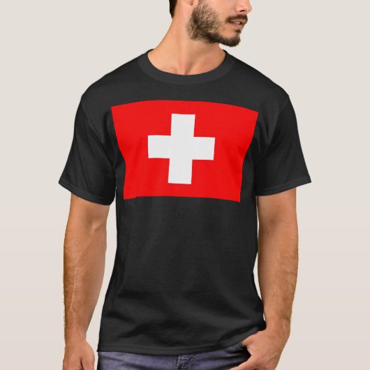 スイス国旗 Tシャツ (正面)