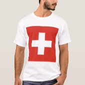 スイス国旗 Tシャツ (正面)